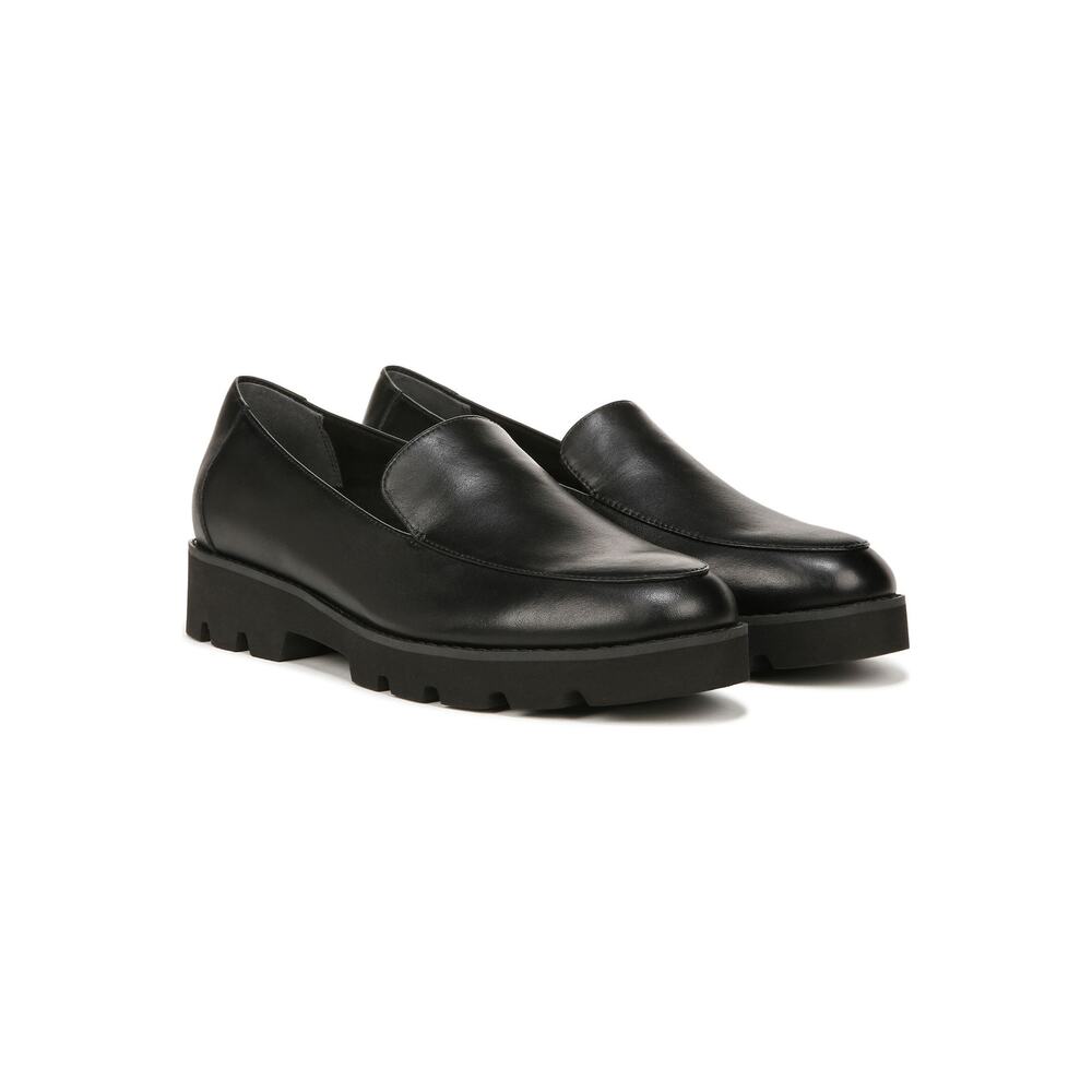 Women’s Vionic Kensley Leather Loafers Shoes Black size 7